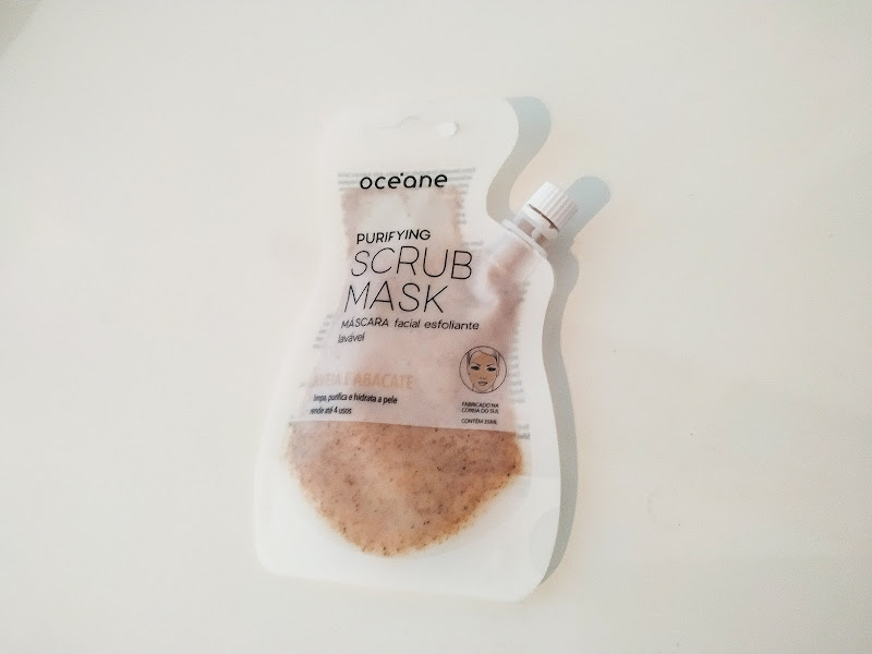 Máscara Facial Esfoliante Océane Purifyng Scrub Mask