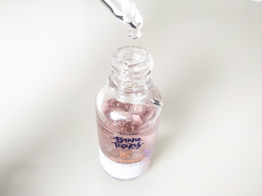 Textura em sérum do Elixir BT Lavender