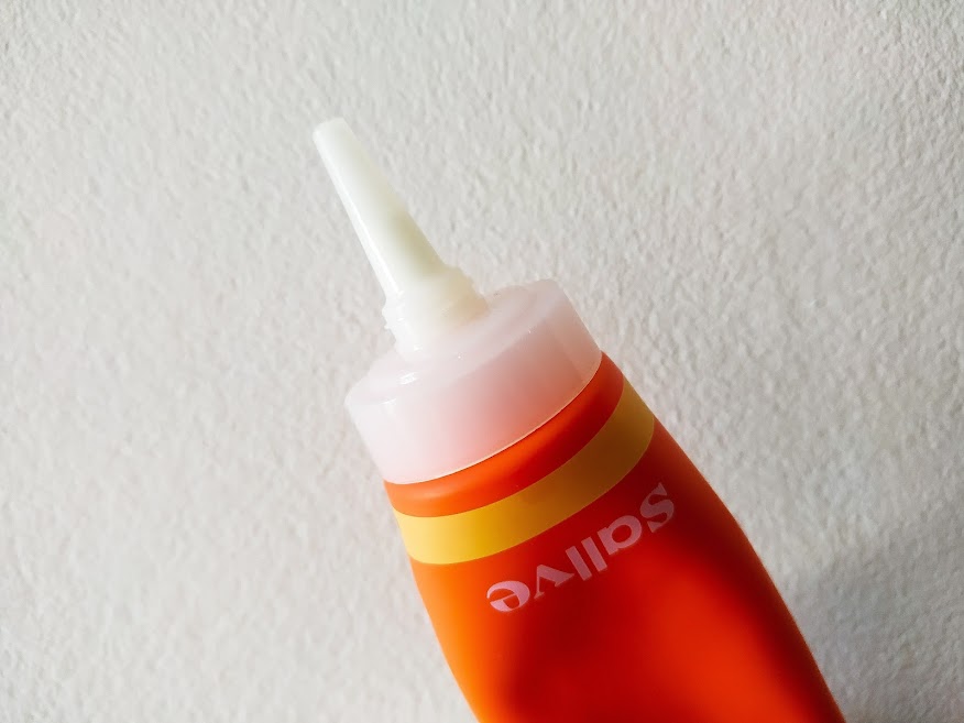 bico dosador do protetor solar sallve