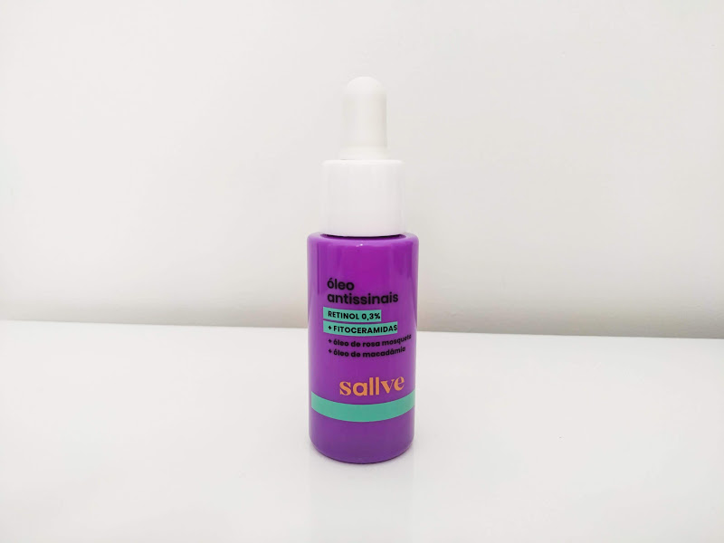 embalagem óleo antissinais sallve