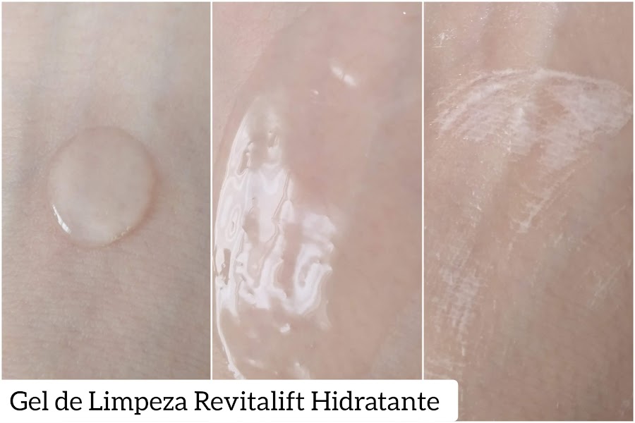 textura gel de limpeza revitalift hialurônico hidratante